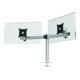 DURABLE Monitor Halterung PRO 2 Monitore silber