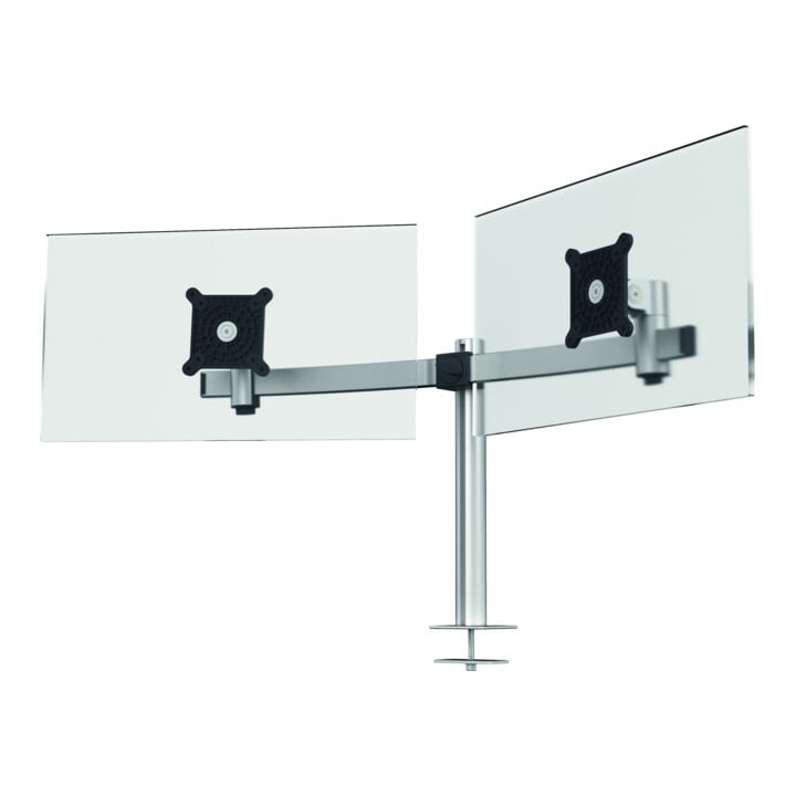 DURABLE Monitor Halterung PRO 2 Monitore silber
