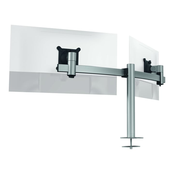 DURABLE Monitor Halterung PRO 2 Monitore silber