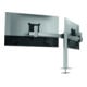DURABLE Monitor Halterung PRO 2 Monitore silber