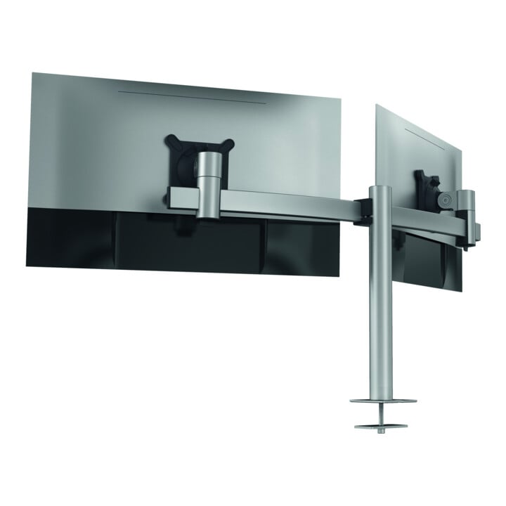 DURABLE Monitor Halterung PRO 2 Monitore silber