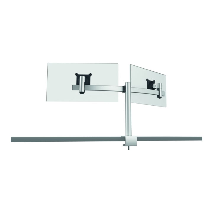 DURABLE Monitor Halterung PRO 2 Monitore silber