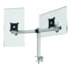 DURABLE Monitor Halterung PRO 2 Monitore silber