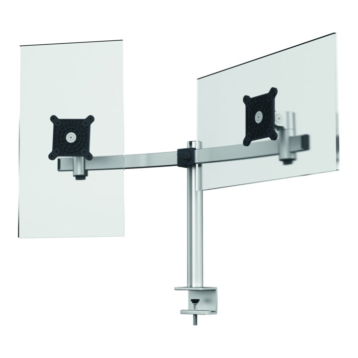DURABLE Monitor Halterung PRO 2 Monitore silber