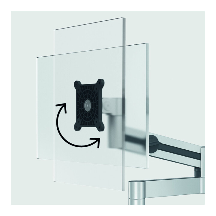 DURABLE Monitor Halterung PRO Arm 1 Monitor silber