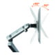 DURABLE Monitor Halterung SELECT PLUS 509723 silber