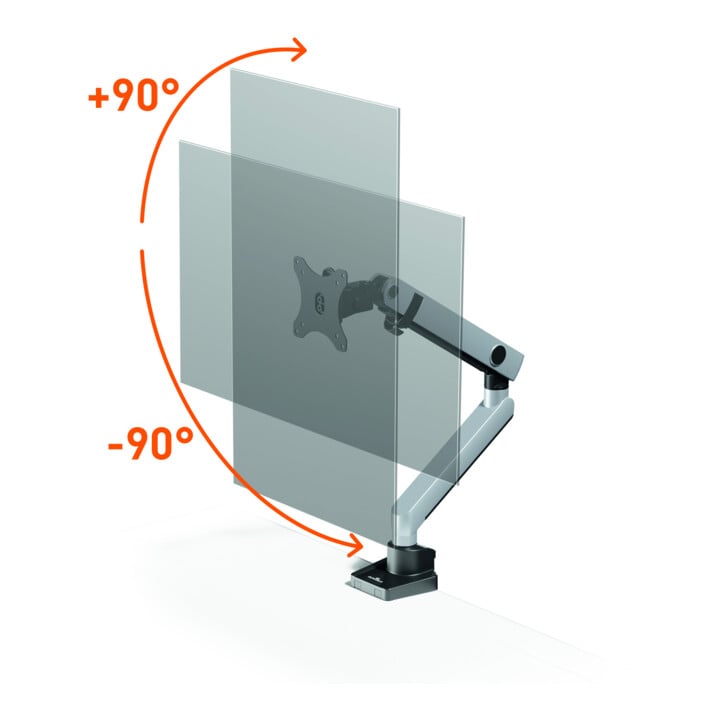 DURABLE Monitor Halterung SELECT PLUS für 1 Monitor silber