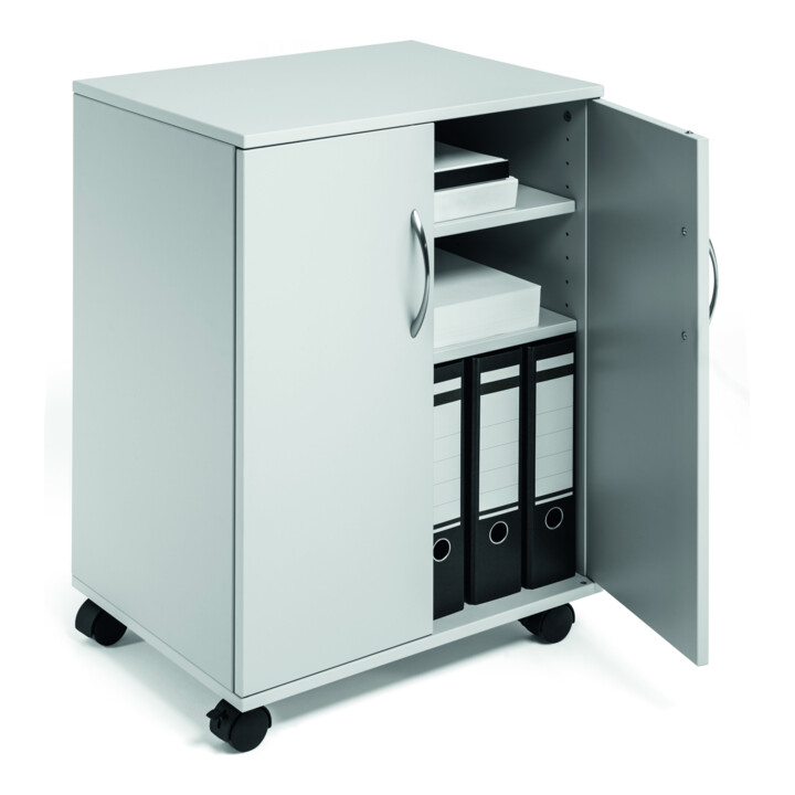 Durable Multifunktions-Fahrwagen Trolley Grau 2 Böden