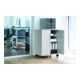 DURABLE Multifunktionswagen 74/53 geschlossen grau
