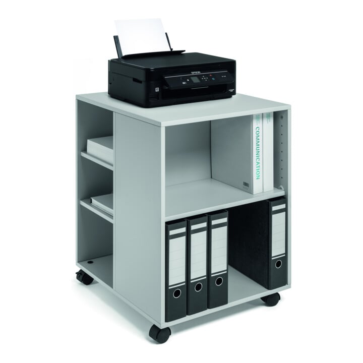 DURABLE Multifunktionswagen 74/53 geschlossen grau