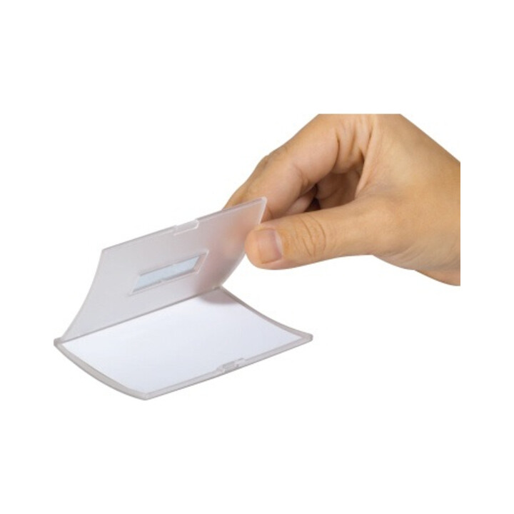DURABLE Namenschild Click Fold 821119 75x40mm tr 25 St./Pack