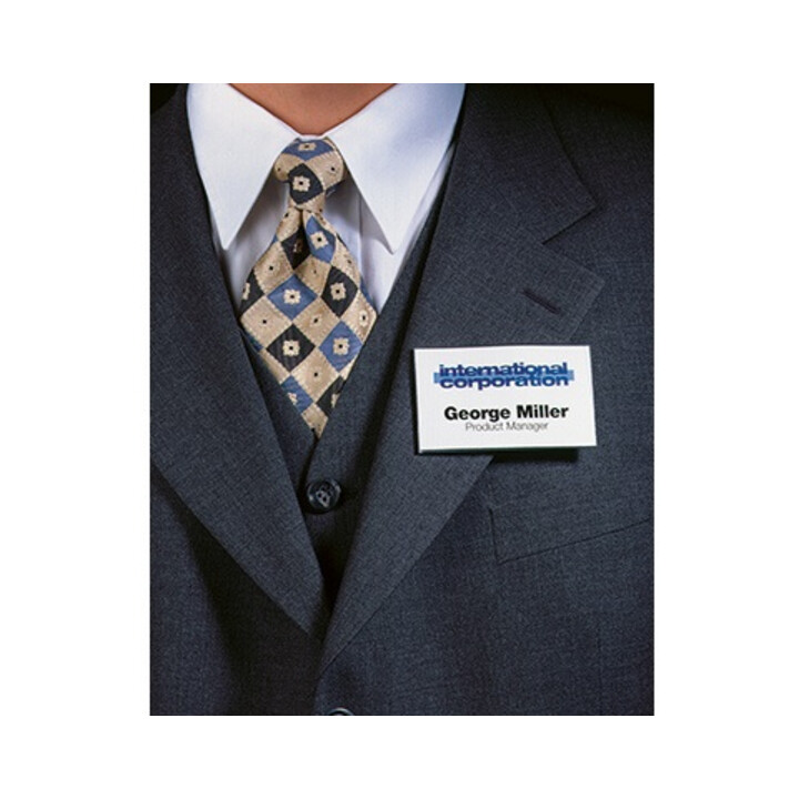DURABLE Namenschild Click Fold 821119 75x40mm tr 25 St./Pack
