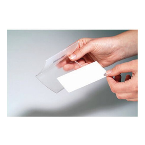 DURABLE Namenschild Click Fold 869319 90x54mm tr 5 St./Pack
