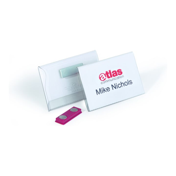 DURABLE Namensschild 54 x 90 mm mit Magnet 25 St.