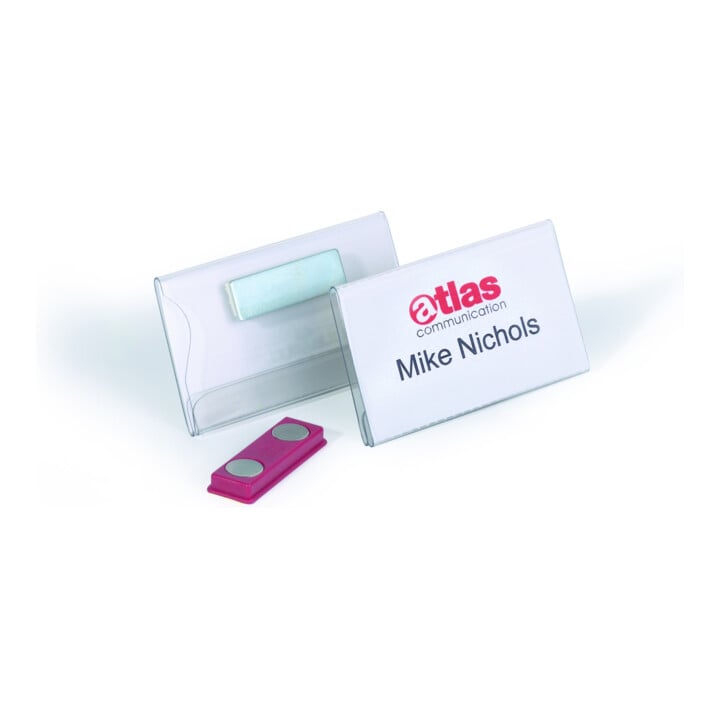 DURABLE Namensschild 54 x 90 mm mit Magnet 25 St.