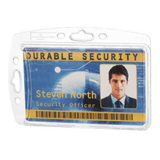 DURABLE Namensschild 890519 85x54mm Kunststoff tr 10 St./Pack.