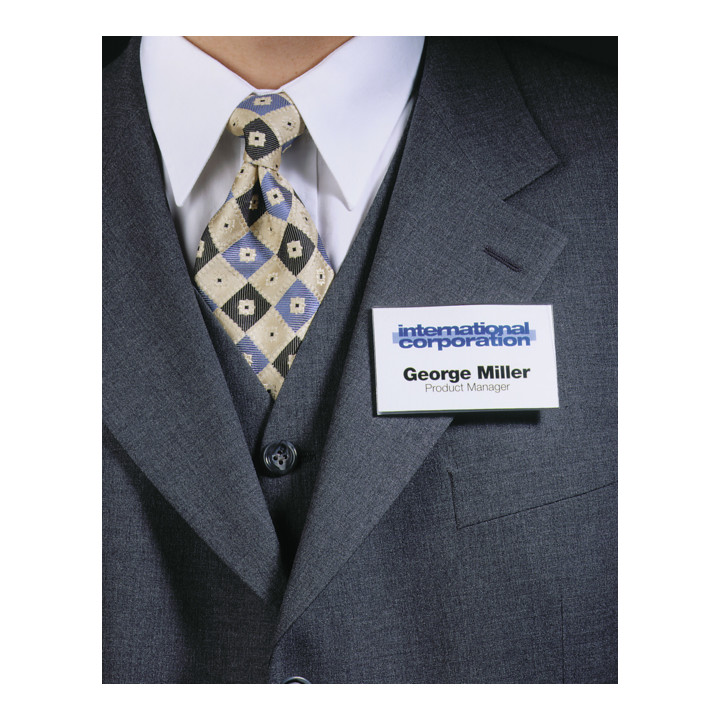Durable Namensschild mit Magnet 54 x 90 mm