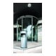 DURABLE Papierkorb Metall 17L rund mit Ascher silber 333023