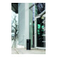 DURABLE Papierkorb Metall 17L rund mit Ascher silber 333023