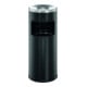 DURABLE Papierkorb Metall 17L rund mit Ascher SAFE schwarz
