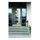 DURABLE Papierkorb 17L rund Metall mit Ascher SAFE silber