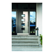 Durable Papierkorb safe mit Ascher Silber 17l
