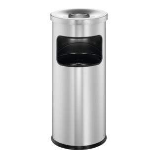 Durable Papierkorb safe mit Ascher Silber 17l