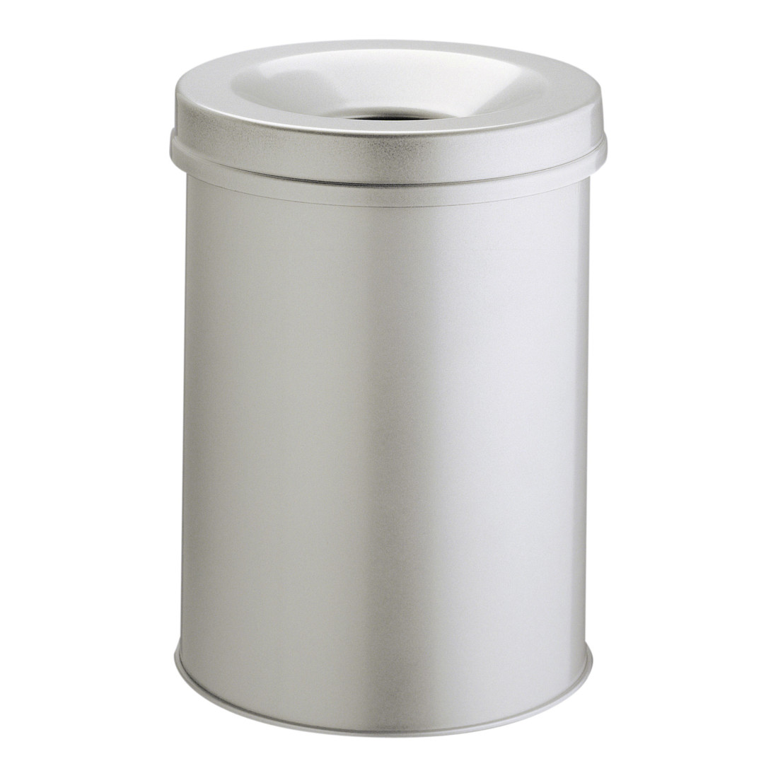 Durable Papierkorb safe rund Grau 15l
