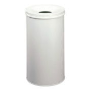 Durable Papierkorb safe rund Grau 60l