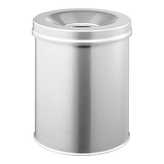 Durable Papierkorb safe rund Silber 15l