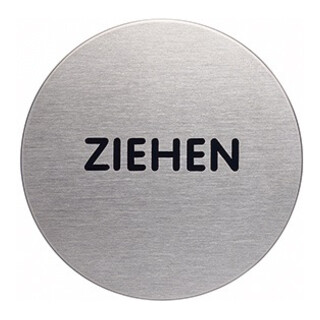 DURABLE Piktogramm PICTO 490161 ZIEHEN metallic silber