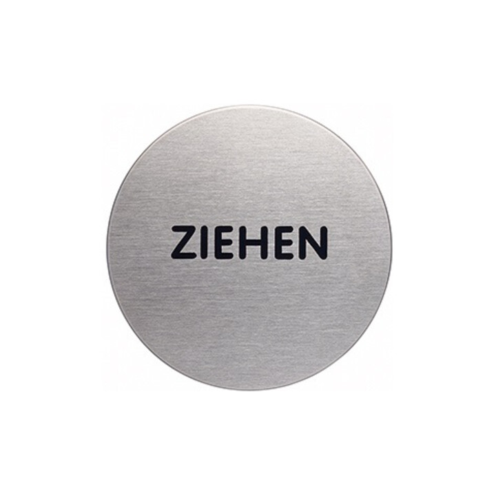 DURABLE Piktogramm PICTO 490161 ZIEHEN metallic silber