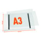 DURABLE Plakattasche A3 wasserdicht magnetisch 5 St.