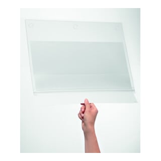 DURABLE Plakattasche wasserdicht A3 transparent 5 St.