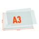 DURABLE Plakattasche wasserdicht A3 transparent 5 St.