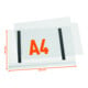 DURABLE Plakattasche wasserdicht A4 magnetisch 5 St.