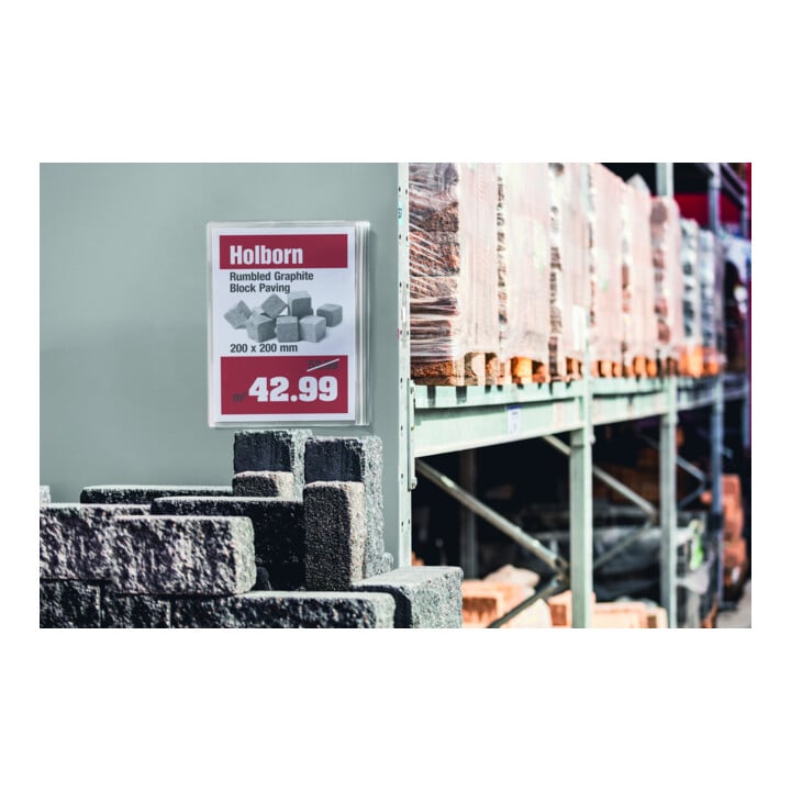 DURABLE Plakattasche wasserdicht A4 magnetisch 5 St.