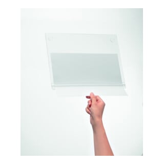 DURABLE Plakattasche wasserdicht A4 transparent 5 St.