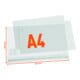 DURABLE Plakattasche wasserdicht A4 transparent 5 St.