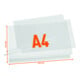 DURABLE Plakattasche wasserdicht A4 transparent 5 St.
