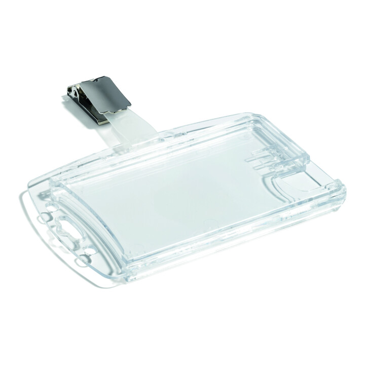 Durable Porte-badge avec clip pour 2 cartes, 25 pièces 801319