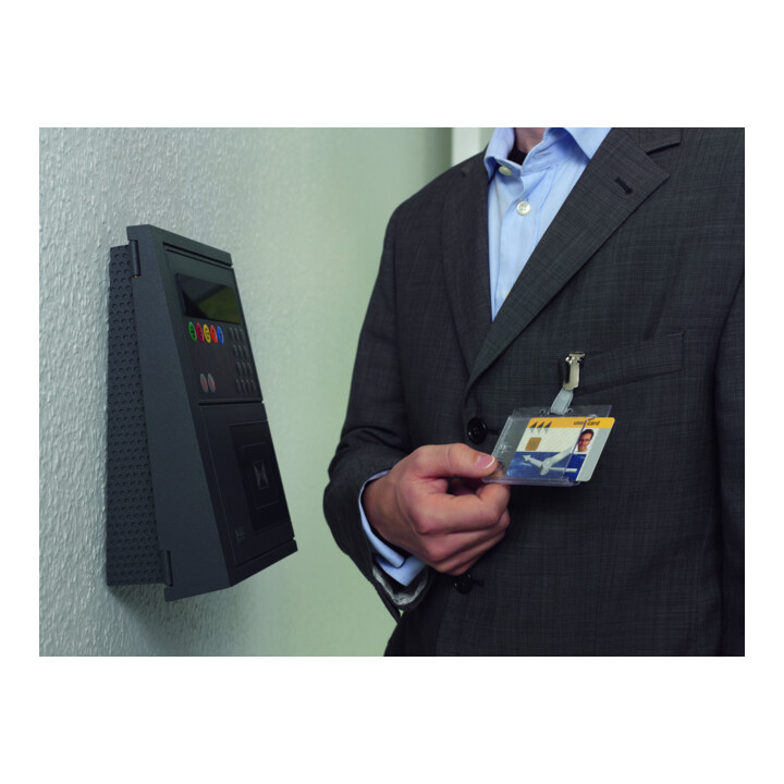 Durable Porte-badge avec clip pour 2 cartes, 25 pièces 801319