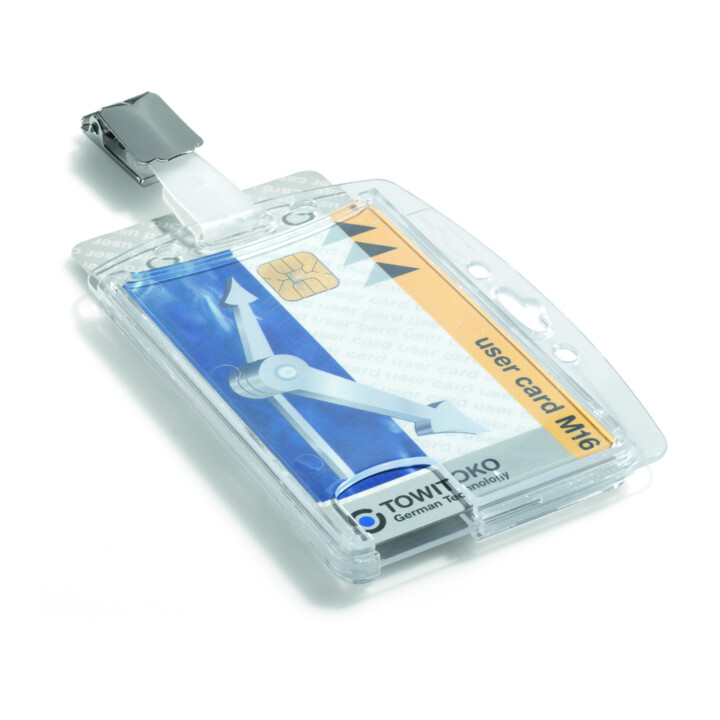 Durable Porte-badge avec jojo 10 pièces pour 1 carte