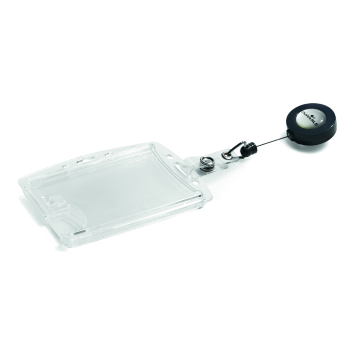 DURABLE Porte-badge avec jojo, 2 cartes, 10 pièces