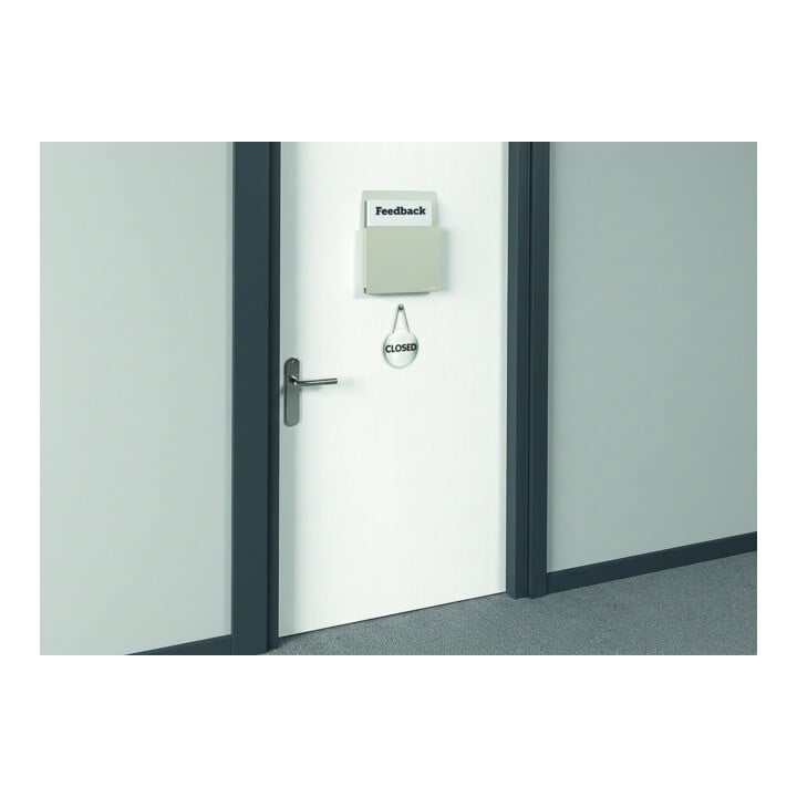 Durable Porte-documents INFO BOX A4 autocollant gris 507210
