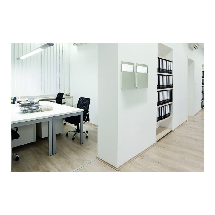 Durable Porte-documents INFO BOX A4 autocollant gris 507210