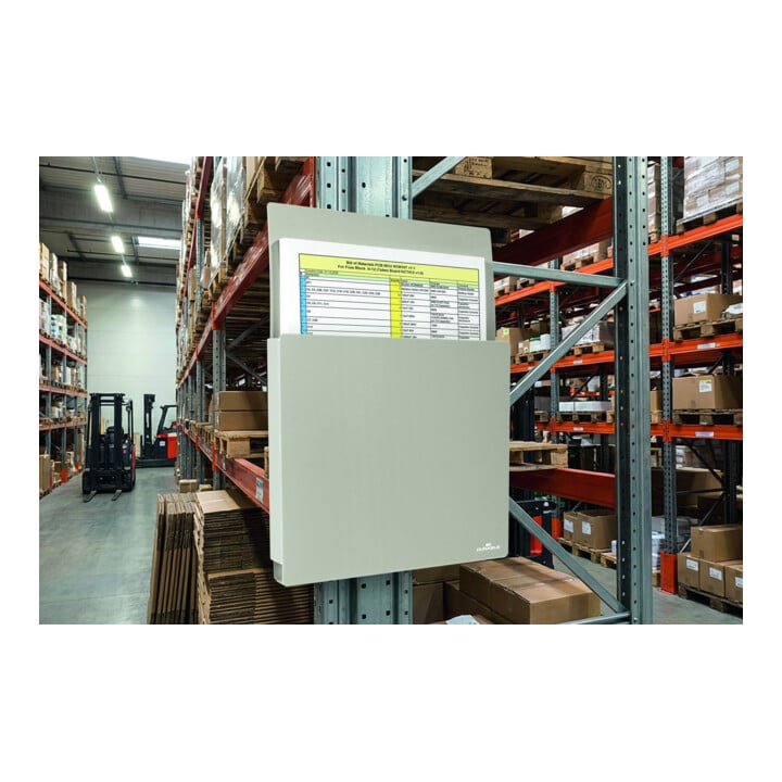 DURABLE Porte-documents INFO BOX A4 magnétique gris 507310