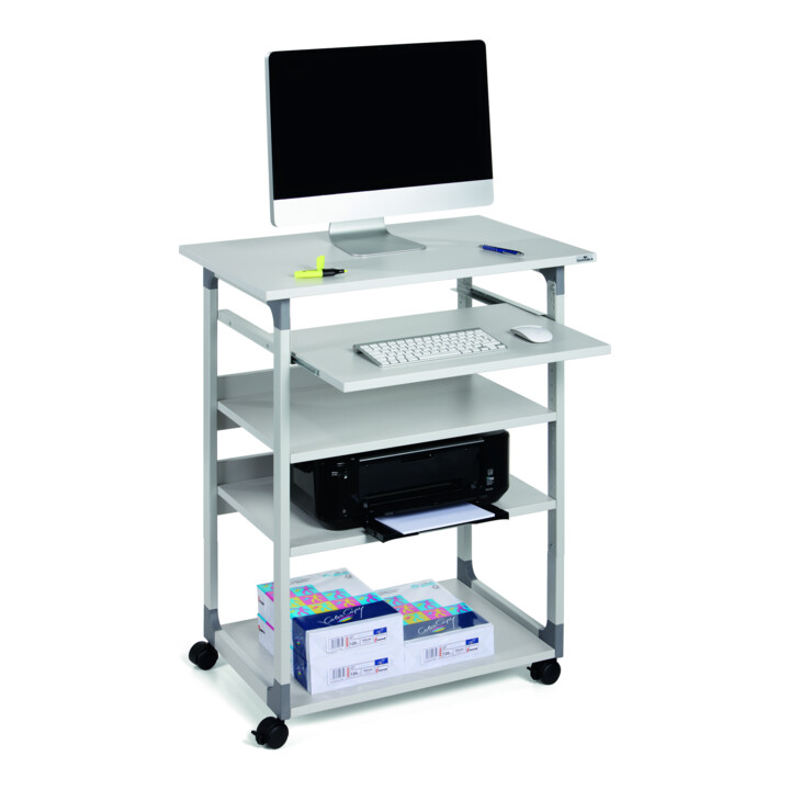 DURABLE Poste de travail PC SYSTEM 75 VH gris
