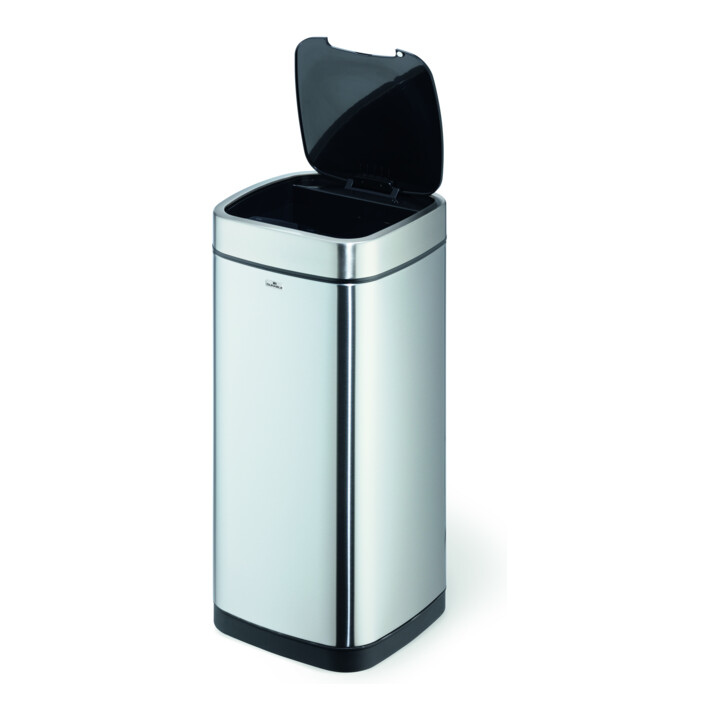 DURABLE Seau à pédale métal 12L rond anthracite