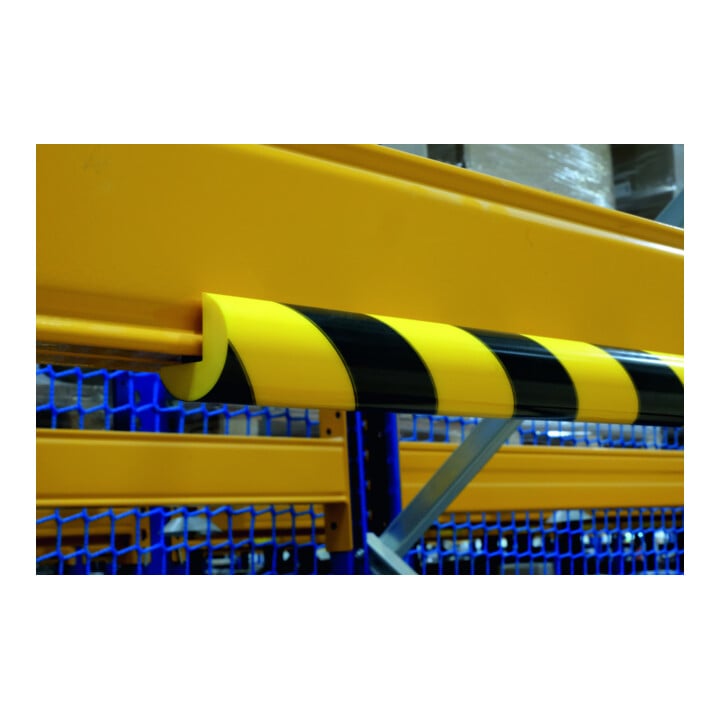 Durable Profil de protection d’angle C25R magnétique 5 pièces Jaune/Noir